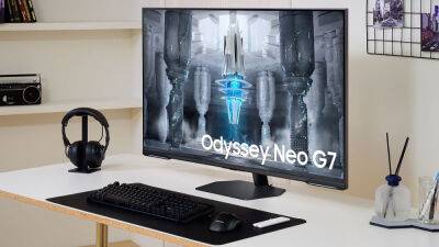 Samsung Odyssey Neo G7 — игровой 4К-монитор с панелью Quantum Mini-LED и возможностью запускать игры без ПК и консоли