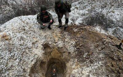 Полиция показала уничтожение боеприпасов РФ на Киевщине