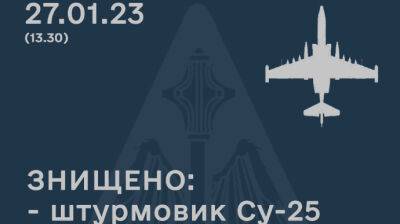 В пятницу ППО приземлила российский штурмовик Су-25