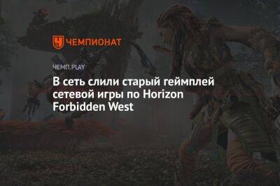 В сеть слили старый геймплей сетевой игры по Horizon Forbidden West