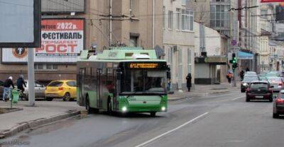 Один из троллейбусов в Харькове будет ходить по-другому сегодня вечером