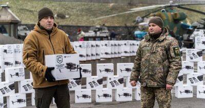 Сразу на фронт: ВСУ получили 100 дронов от Метинвеста Ахметова