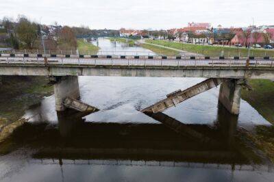 Мост в Кедайняе рухнул в честь приезда президента Литвы