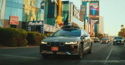 Беспилотное такси Hyundai Ioniq 5 испытали на улицах Лас-Вегаса (видео)