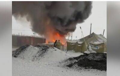 В лагере мобилизованных из РФ произошел пожар