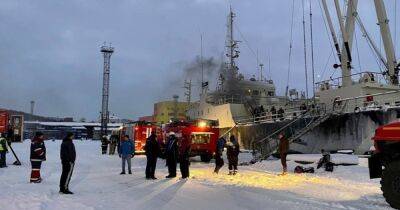 "Принцесса Арктики" загорелась: в Мурманске вспыхнул пожар на рыболовном судне (фото)
