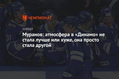 Муранов: атмосфера в «Динамо» не стала лучше или хуже, она просто стала другой