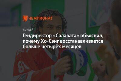 Ринат Баширов - Лев Лукин - Гендиректор «Салавата» объяснил, почему Хо-Сэнг восстанавливается больше четырёх месяцев - championat.com - Санкт-Петербург