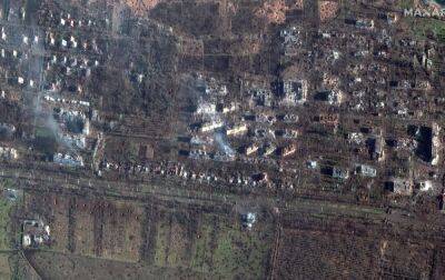 Опубліковані супутникові знімки розбомбленого Бахмута (фото)