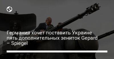 Германия хочет поставить Украине пять дополнительных зениток Gepard – Spiegel