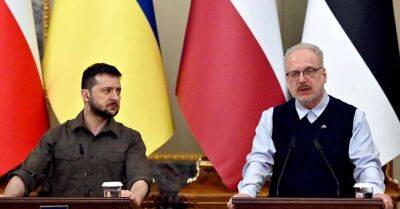 Левитс заверил Зеленского в поддержке Латвией Украины