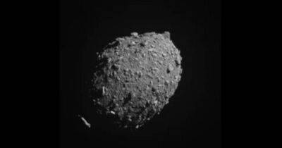Космическая конфета. После столкновения с аппаратом NASA астероид Диморф стал похож на M&M's (фото)