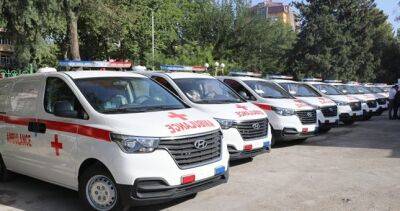 Для медучреждений Согда передано 28 машин скорой помощи