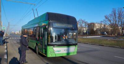 Один из троллейбусов возобновит работу в Харькове в понедельник