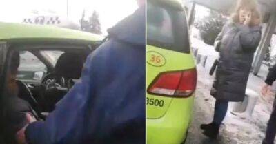 ВИДЕО: инцидент в аэрпорту - таксист отказался везти женщину до ближайшей автостоянки
