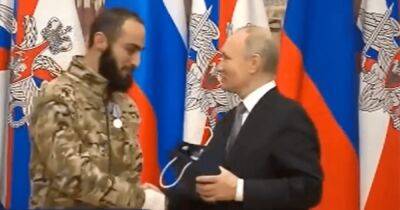 Сидел за ограбление: Путин впервые наградил бойца "Группы Вагнера", завербованного в тюрьме