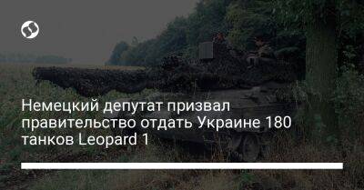 Немецкий депутат призвал правительство отдать Украине 180 танков Leopard 1