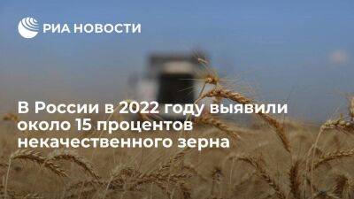 "Центр оценки качества зерна" выявил в России около 15 процентов некачественной продукции