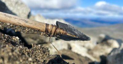 3000 лет в оковах льда. Редкая стрела с кварцитовой головкой была найдена из-за таяния ледников
