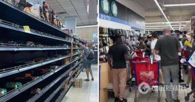 Война в Израиле – Израильтяне опустошают полки супермаркетов – нападение ХАМАС на Израиль – фото и видео