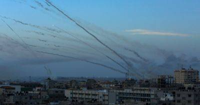 Боевики ХАМАС совершили массированную ракетную атаку на израильский город Ашкелон (ВИДЕО)