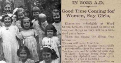 Мир изменился: британские школьницы 100 лет назад предсказали, какой будет жизнь (фото)