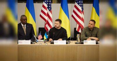 «Украина выстоит. Важно выбить оружие из рук врага»: что сказал Зеленский участникам «Рамштайна»