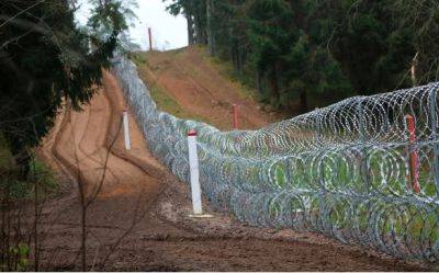 Литовские пограничники четыре раза разгоняли портивших физический барьер