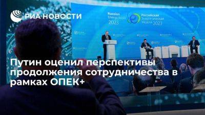 Путин: скорее всего, сотрудничество в рамках ОПЕК+ продолжится