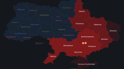 По Украине распространяется воздушная тревога, в Одесской области раздаются взрывы