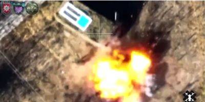 Стерненко показал, как дрон ВСУ наказал оккупантов, пытавшихся украсть чью-то дверь — видео - nv.ua - Украина
