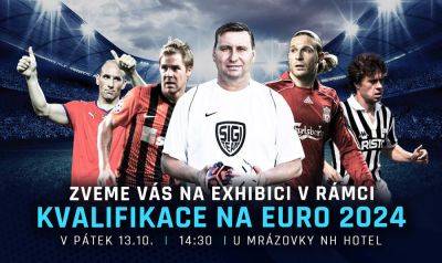 В пятницу в Праге сыграют футбольные легенды Чехии и Украины. Вход свободный