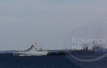 На рейде в Севастополе взорван еще один российский военный корабль