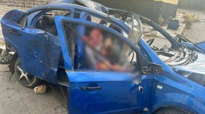 В Бериславе оккупанты сбросили взрывчатку с дрона на автомобиль с гражданскими