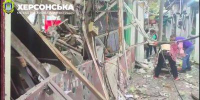 В Херсоне оккупанты обстреляли рынок — видео