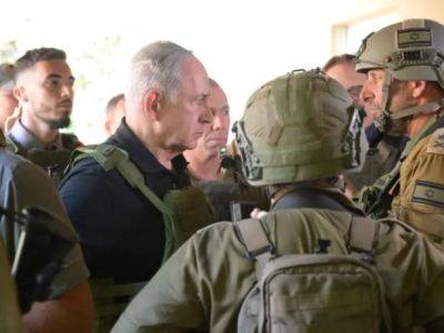 Нетаньяху приехал на линию фронта вблизи Газы и заявил о подготовке "следующего этапа" войны