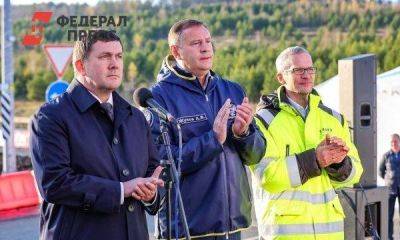Путин открыл автомобильный тракт в Свердловской области