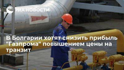 В Болгарии ожидают, что рост платы за транзит газа снизит прибыль "Газпрома"