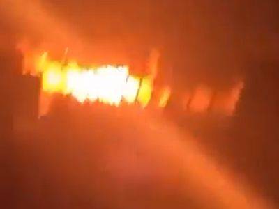 Появилось видео взрыва в больнице Аль-Ахли в секторе Газа