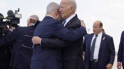 Биньямин Нетаньяху - Исаак Герцог - Джо Байден - Байден прибыл в Израиль - ru.slovoidilo.ua - США - Украина - Израиль - Тель-Авив