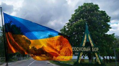 В белорусском селе мужчина вывесил флаг Украины: силовики устроили облаву