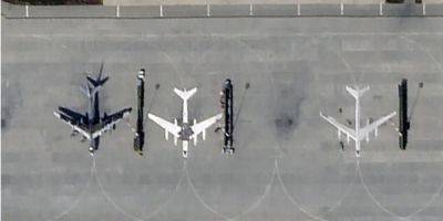 В соцсетях показали, как нарисованные самолеты ВС РФ выглядят вблизи — фото - nv.ua - Россия - Украина - Бердянск