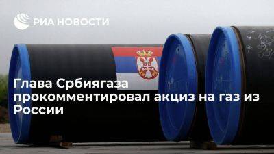 Глава Србиягаза назвал акциз на газ попыткой Запада наказать Россию