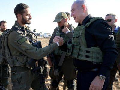 "Мы победим": Нетаньяху обратился к военным у границы с Газой
