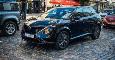 В Киеве заметили новейший электрокроссовер Nissan с запасом хода 500 км (фото)