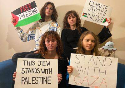 Грета Тунберг поддержала палестинцев и сектор Газа