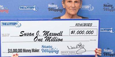 Женщина вышла на пенсию и выиграла миллион долларов в лотерею