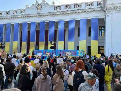 Акция протеста 21 октября: одесситы не оставляют попыток достучаться до властей | Новости Одессы