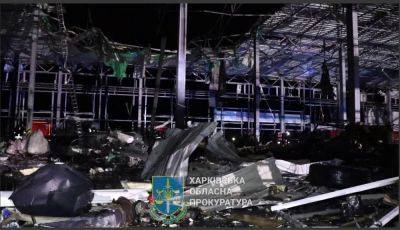 Ракетный удар по «Новой почте» под Харьковом: подробности с места (видео)