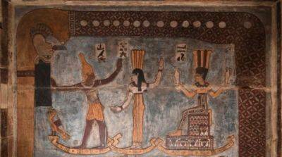 Новый год в Древнем Египте – фото отреставрированных картин с богами в храме
